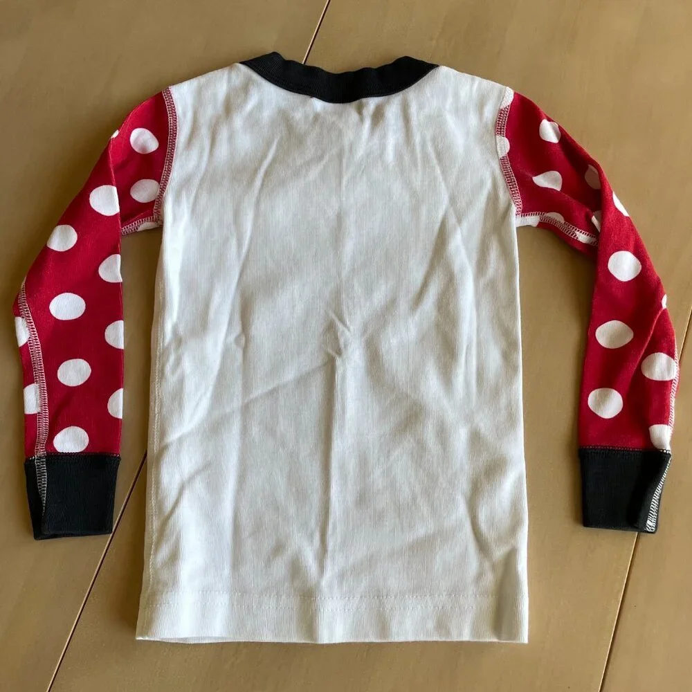 Hanna Andersson Disney Minnie Mouse 100% Organic Cotton Long Johns PJs - Size 3T